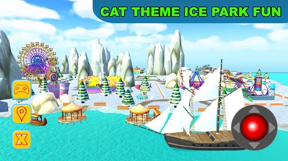 猫主题和游乐园冰