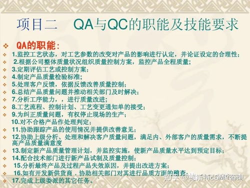 QA与QC的核心差异是什么 1