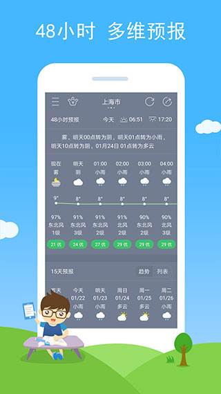 七彩天气app