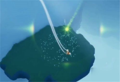 探索《光遇》：揭秘绿色光芒的神秘收集地点 1