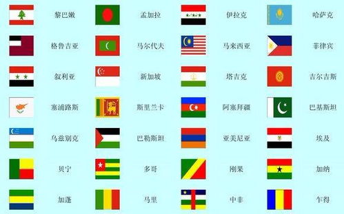 全球各国国旗大观：色彩斑斓的国旗世界 1