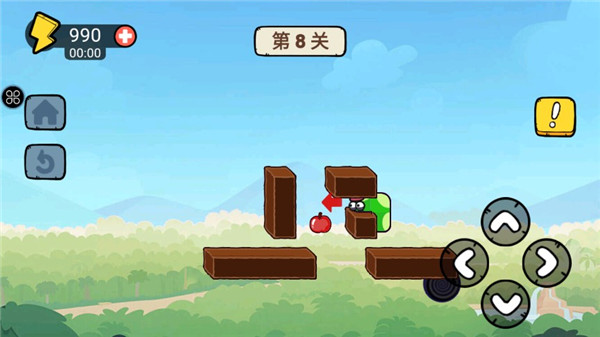 贪吃的苹果蛇3D