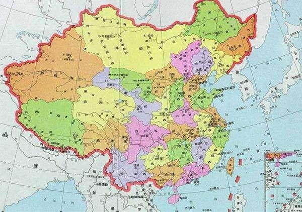 中国行政地图上的省名、简称及各自省会是什么？ 2