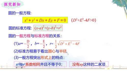 圆的标准与一般方程详解 1