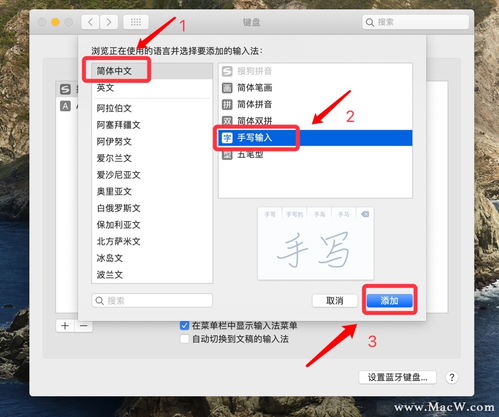 Mac电脑手写输入设置及使用方法 4