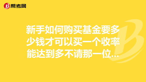 新手必看：轻松上手选基金的实用指南