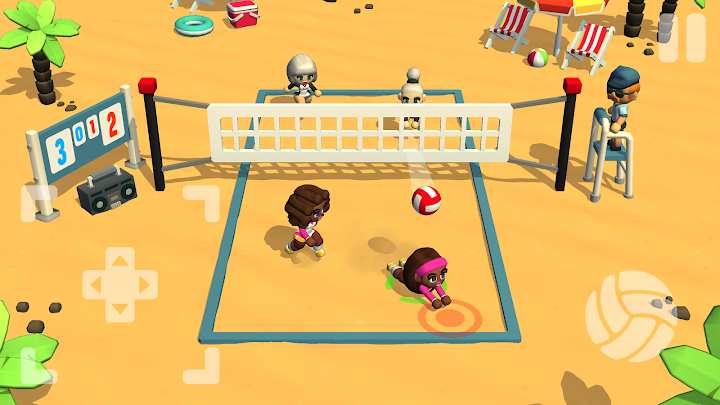 沙滩排球游戏