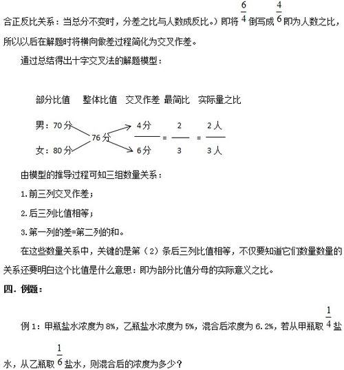 揭秘数学运算高效策略：十字交叉法深度解析 1