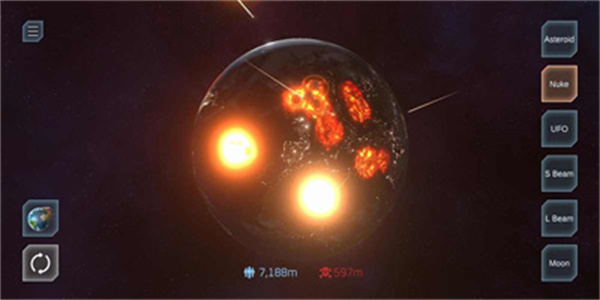 星球爆炸模拟器游戏