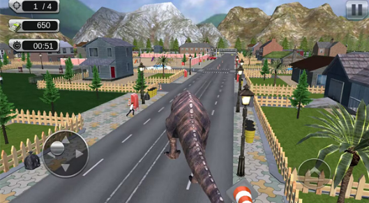 恐龙破坏城市模拟器3d 1