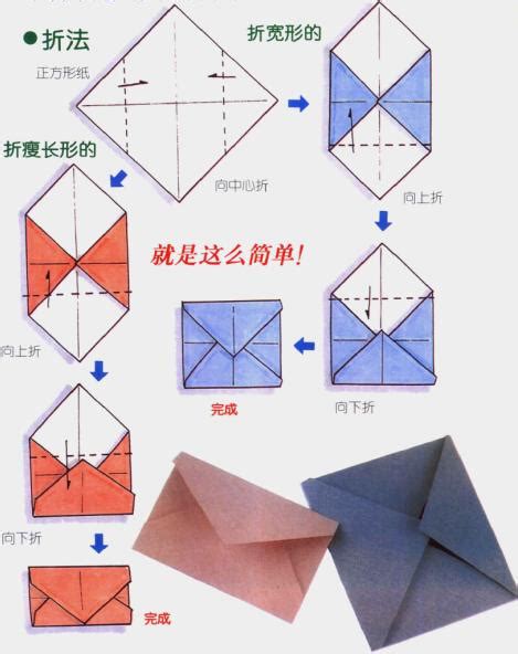 如何用纸折出一个简单的信封？ 1