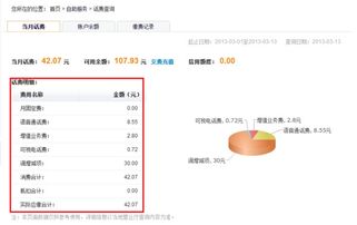 轻松掌握！一键查询当月话费收支明细 1