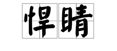 睛字的常见组词集合 1