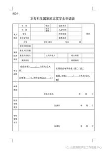 轻松指南：如何完美填写本专科生国家助学金申请表 2