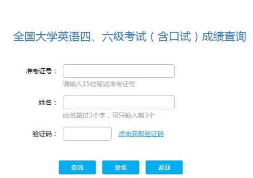 英语四级成绩编号高效查询指南 1