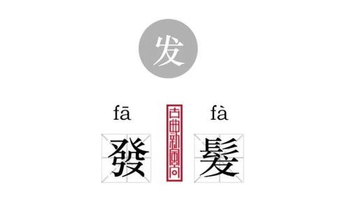 探寻汉字之美：'发'字的繁体字书写艺术 1