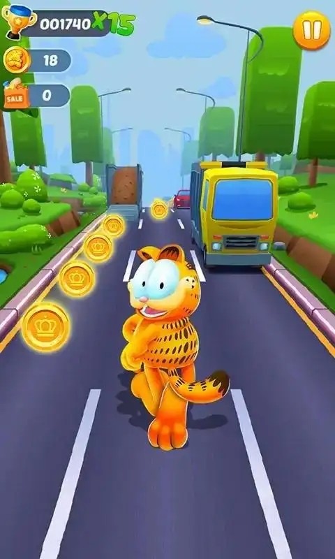 加菲猫跑酷游戏