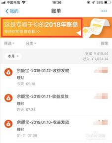 支付宝2018年账单如何查看？ 2