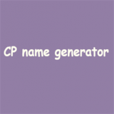 CP取名器在线 v1.3