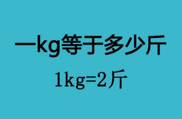 公斤是kg吗？答案揭晓！ 2