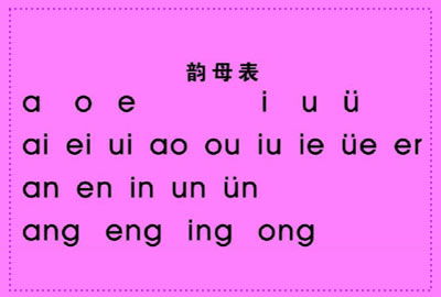 全面掌握24个韵母表 1