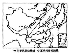 七八月雨季：锋面雨主要分布区域 4