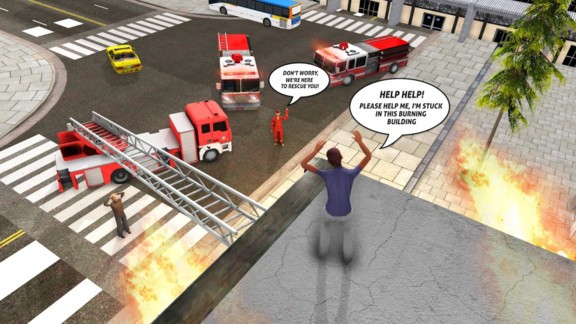 消防车城市救援模拟器