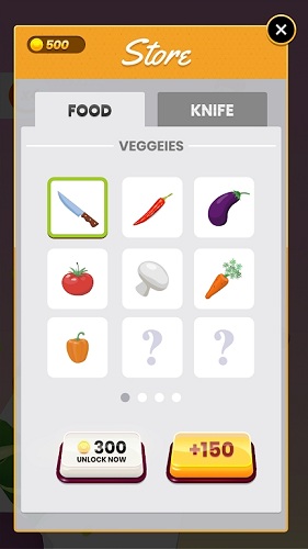 切蔬菜游戏