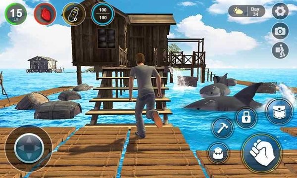 海洋筏生存模拟器游戏