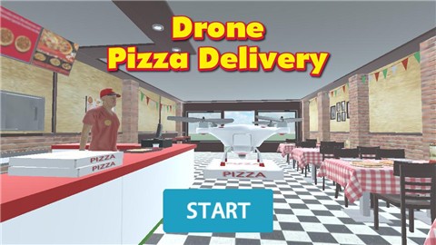 无人机送比萨饼