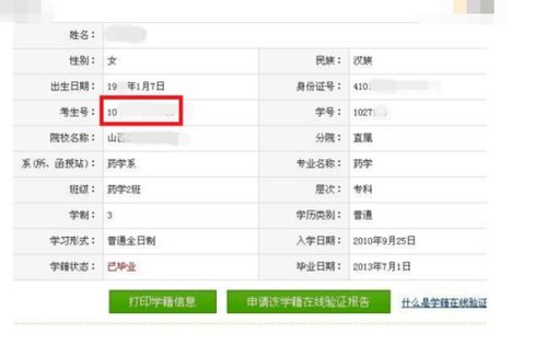 如何查询学生准考证号 2