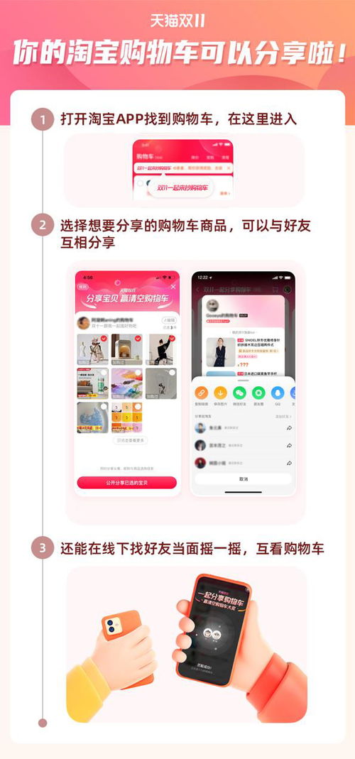 淘宝iPhone版：摇一摇购物车，惊喜等你发现！ 1