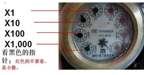 轻松学会：如何查看水表吨数 3