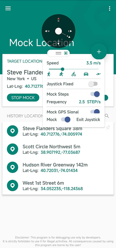 Fake Location App