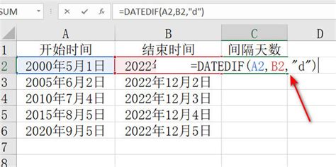 如何计算两个日期之间的天数差？ 4