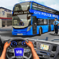 警车模拟巴士 