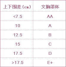 掌握文胸精准测量法，一键对照完美尺寸表 1