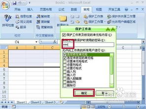 Excel2007工作表分区加密教程 1