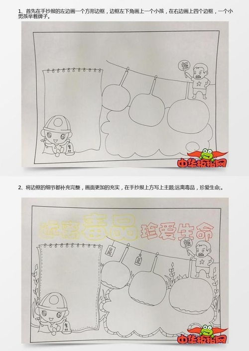 如何简单漂亮地用绘画表达远离毒品的决心？ 1