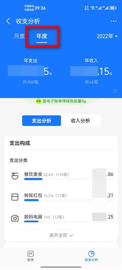 如何查询支付宝年度账单 2