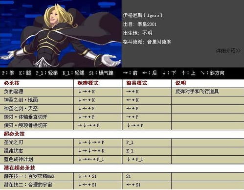 拳皇2002出招表大全及详解 3