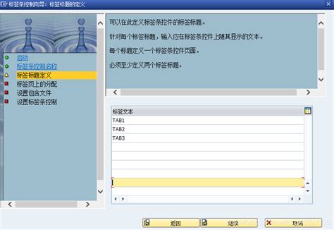 SAP系统中实现TAB页增加功能的方法 3