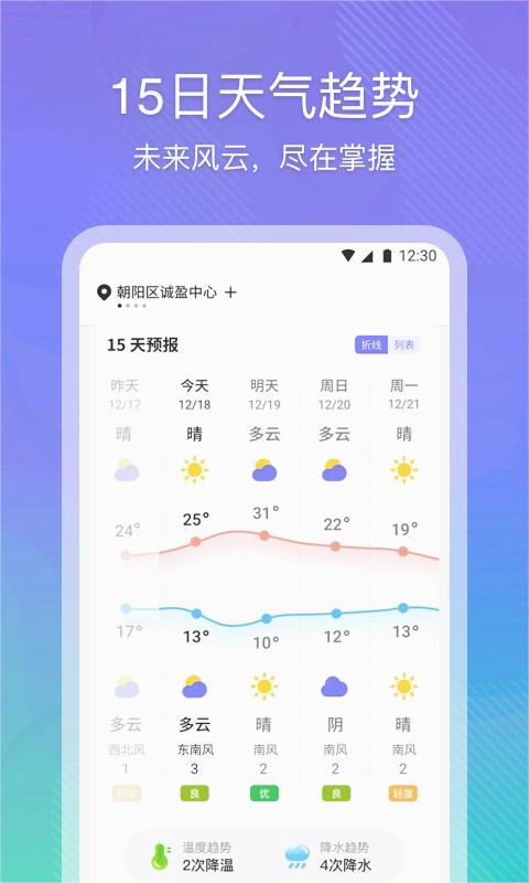 云朵天气app