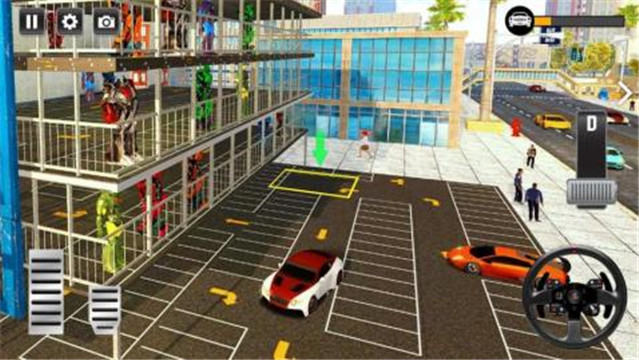 城市出租车停车场模拟器