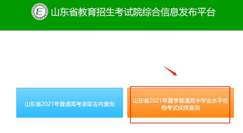 山东省合格考成绩查询全攻略 3