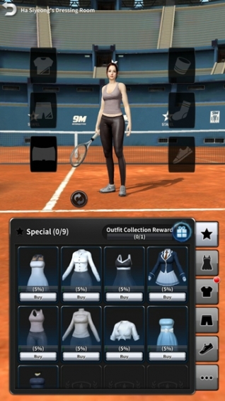 网球服装赛