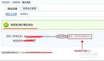 淘宝二级域名如何设置？ 2
