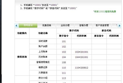 一键查询话费余额的电话号码 1