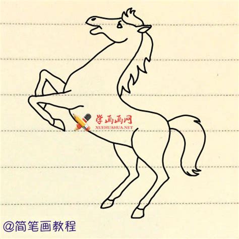 简笔画马：一步步教你轻松上手 1