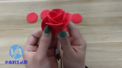 太空泥制作玫瑰花的步骤指南 2